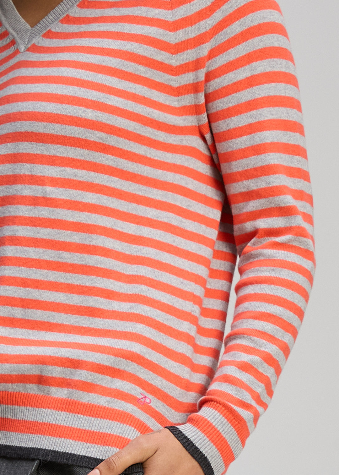 Zaket & Plover - Stripe V Essential - Marl - ZP8142