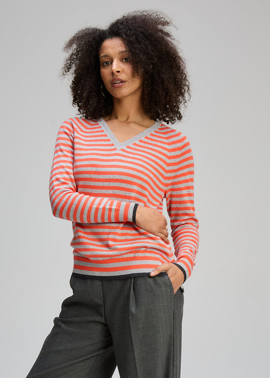 Zaket & Plover - Stripe V Essential - Marl - ZP8142
