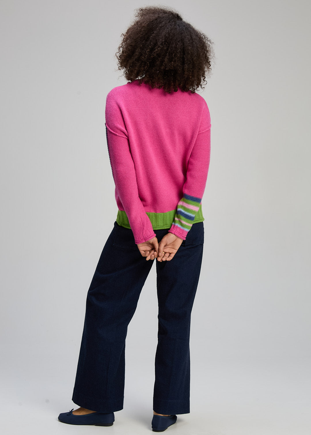 Zaket & Plover - Styled Edges Jumper - Amaranth - ZP8103