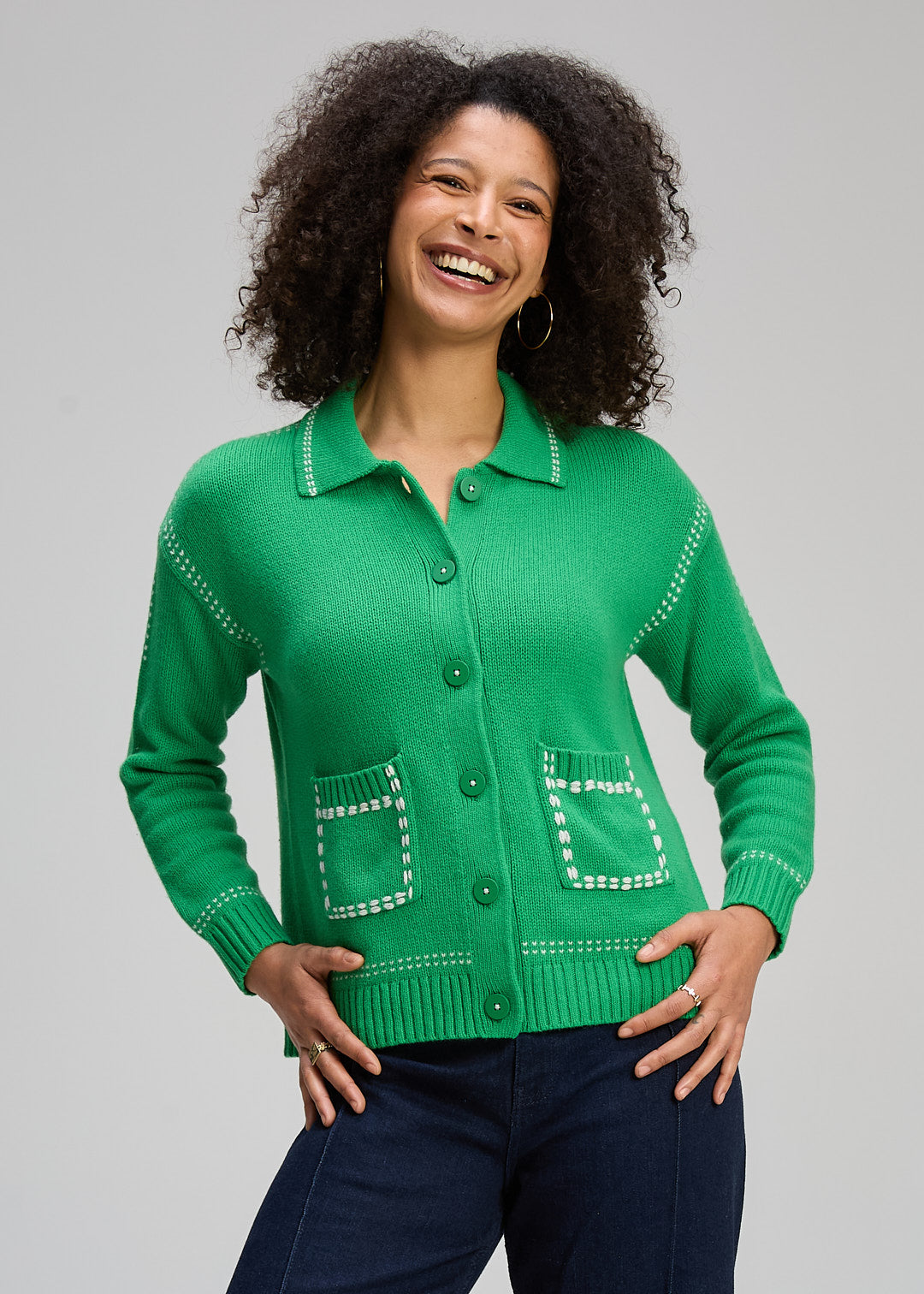 Zaket & Plover - Tailored Cardi - Rocket - ZP8101