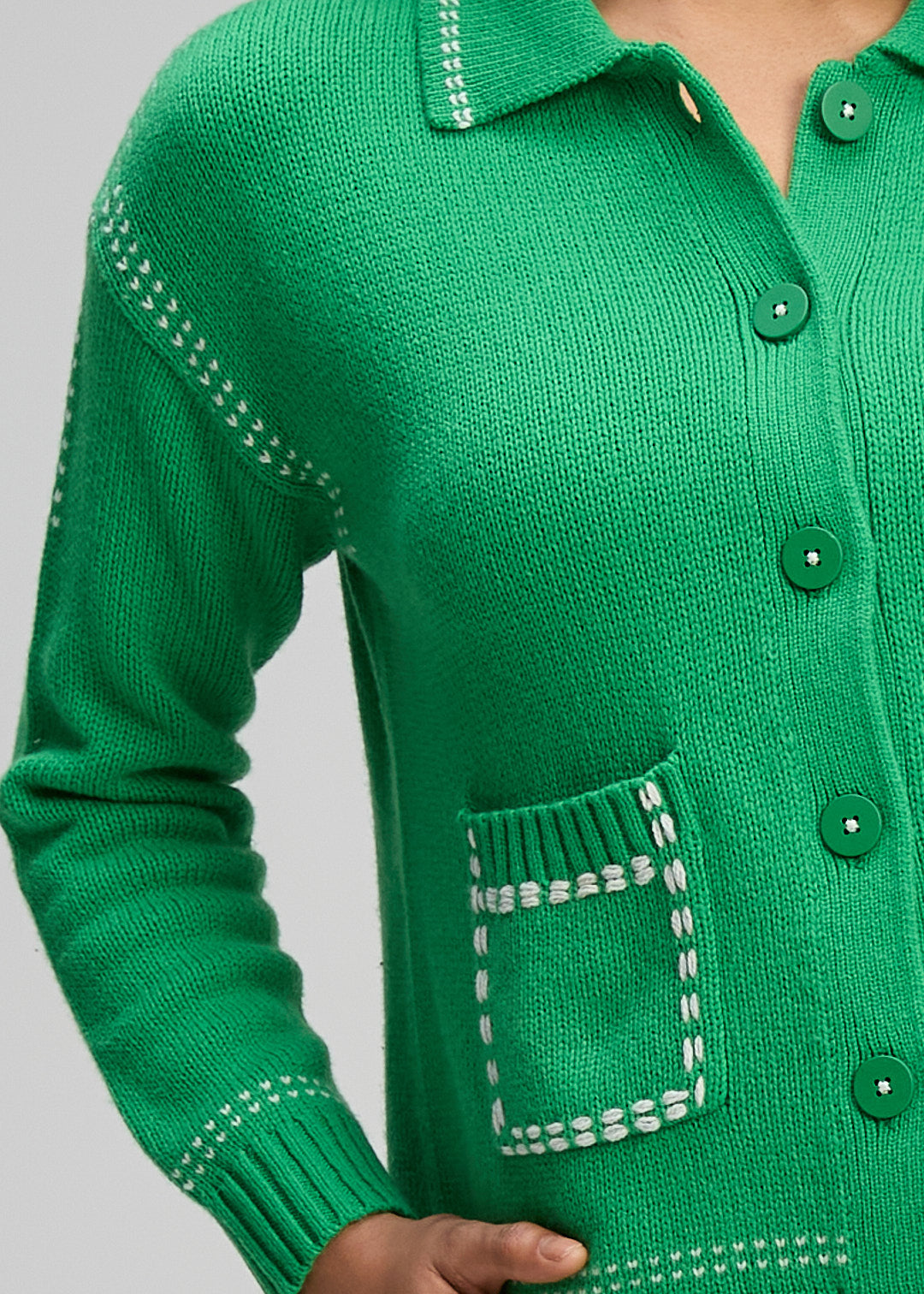 Zaket & Plover - Tailored Cardi - Rocket - ZP8101