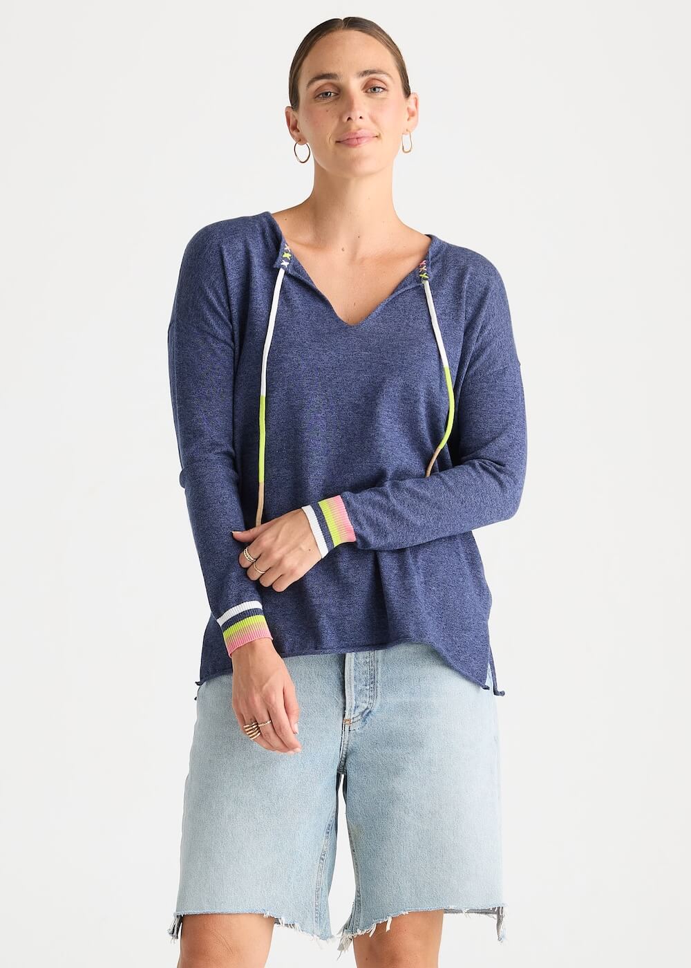 Zaket & Plover - Island Tie Top - Denim (ZP8805)