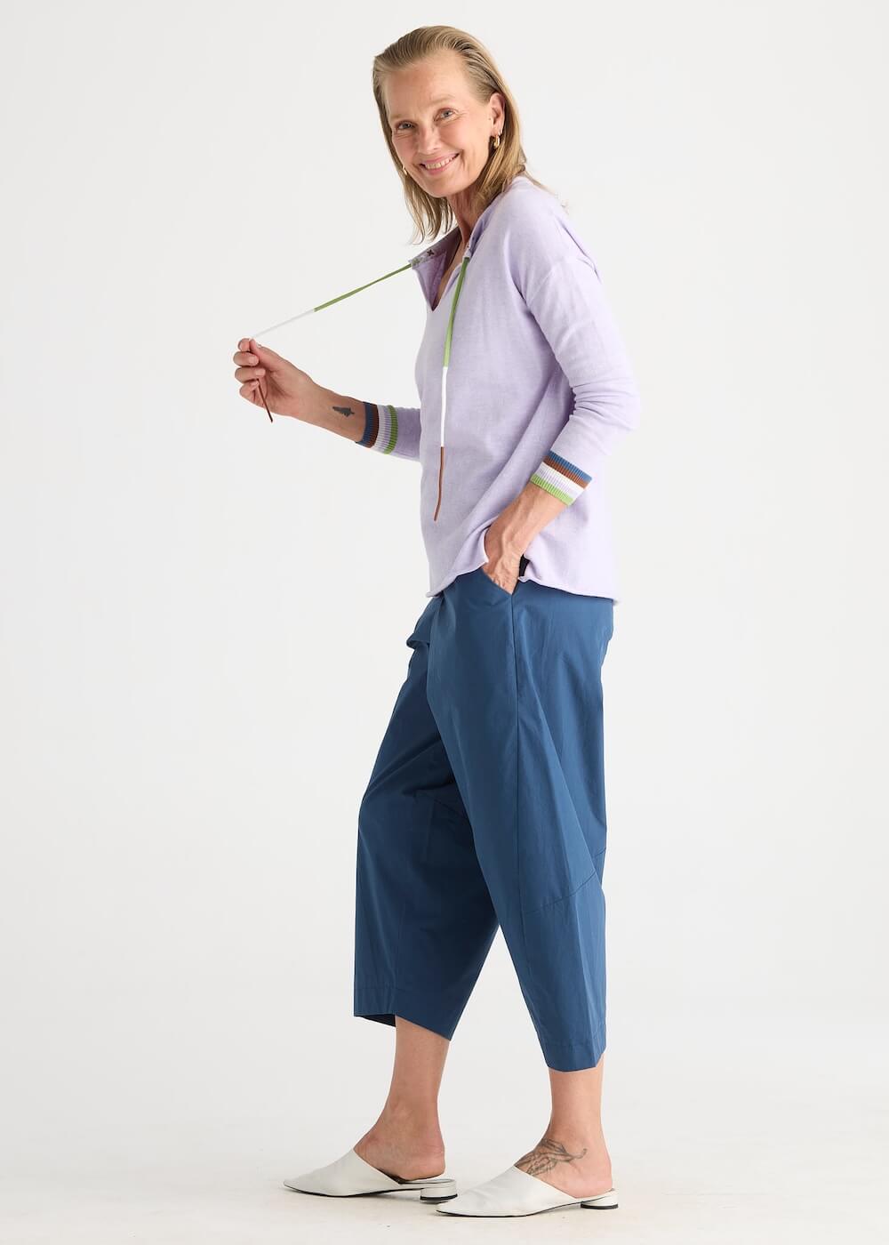 Zaket & Plover - Island Tie Top - Lavender (ZP8805)