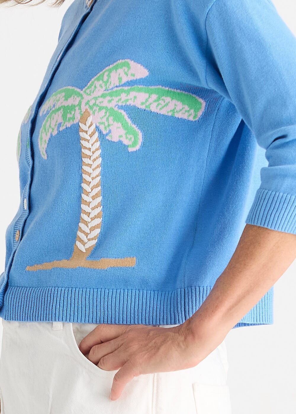 Zaket & Plover - Island Cardi - Bluebell (ZP8815)