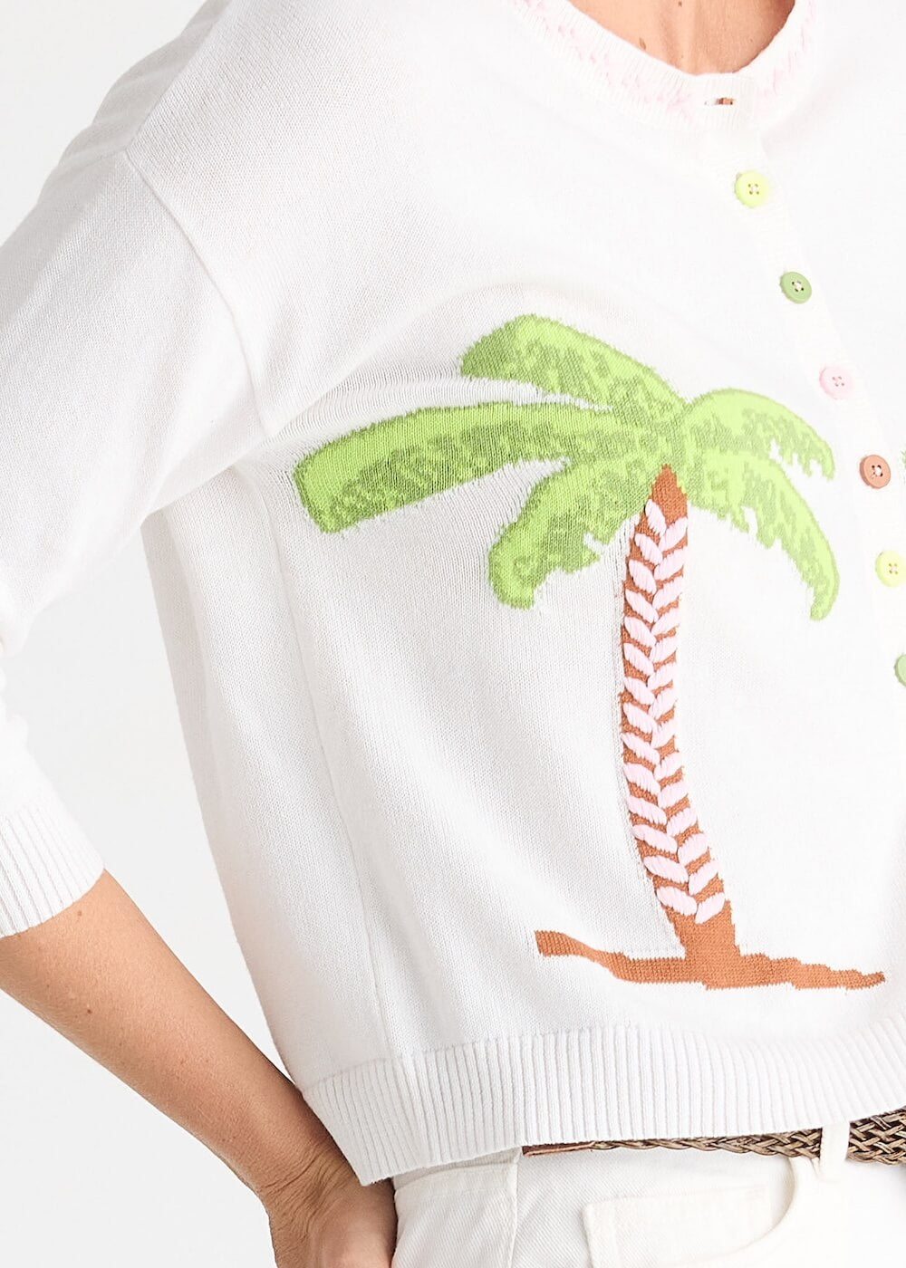 Zaket & Plover - Island Cardi - White (ZP8815)