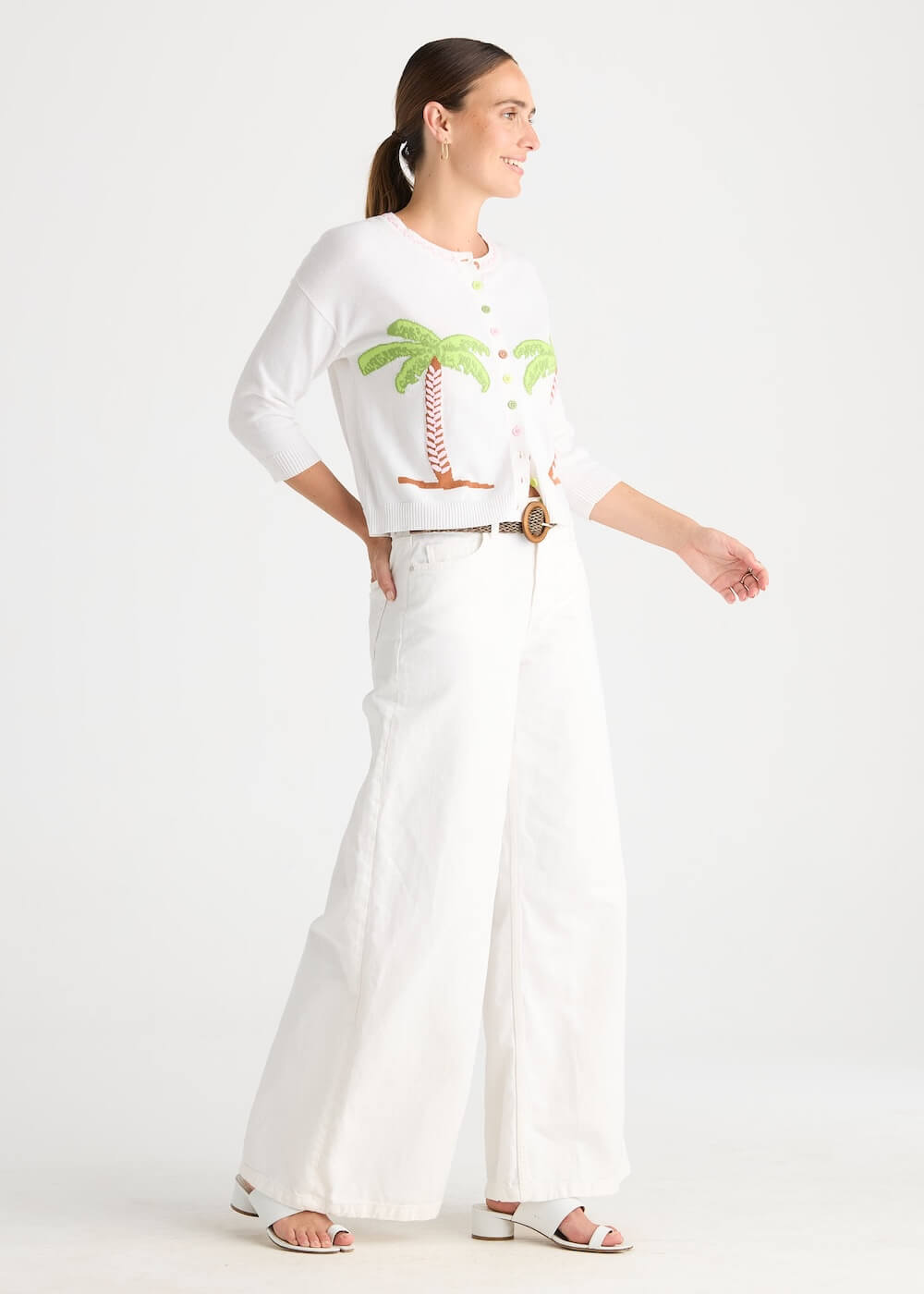 Zaket & Plover - Island Cardi - White (ZP8815)