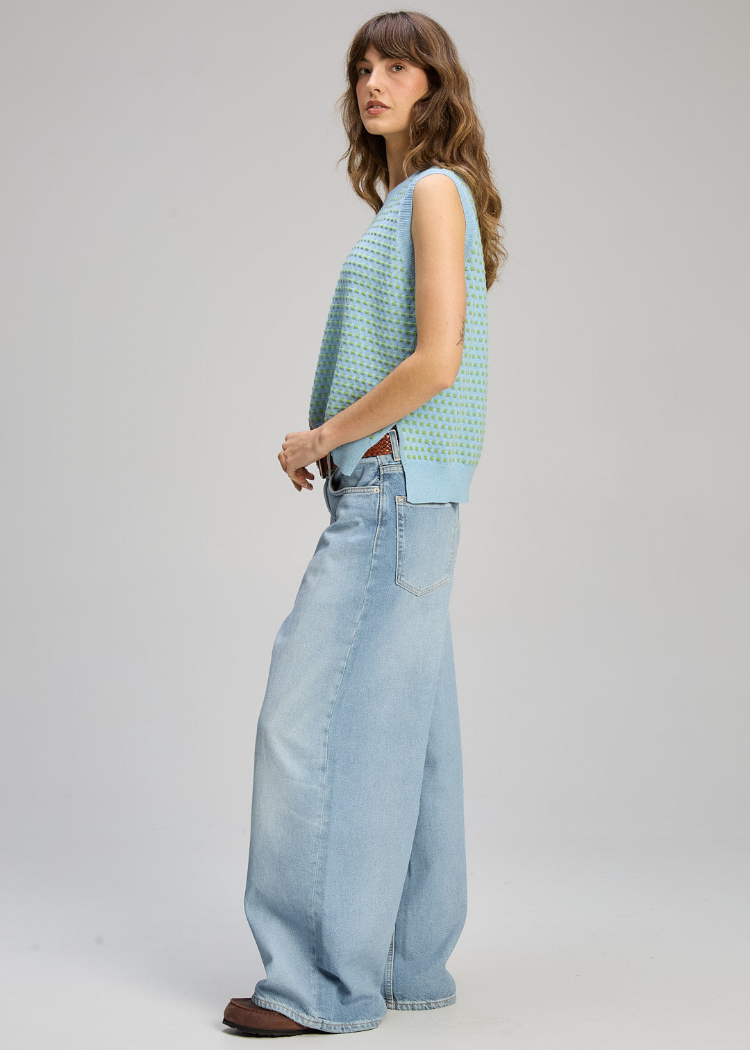 Zaket & Plover - Textured Tank - Breeze - ZP8137