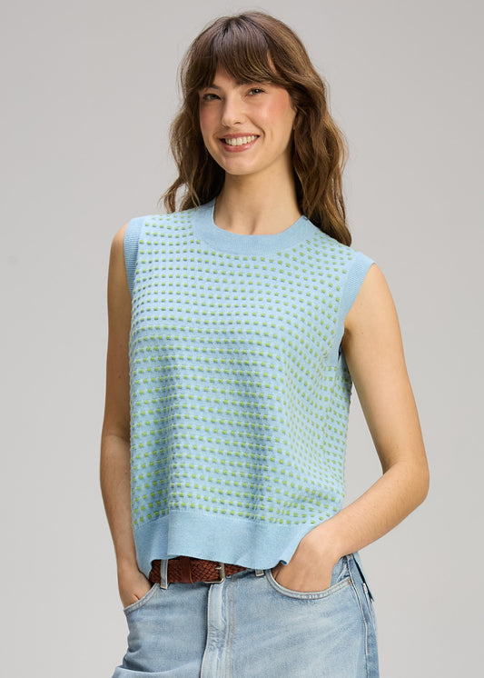 Zaket & Plover - Textured Tank - Breeze - ZP8137