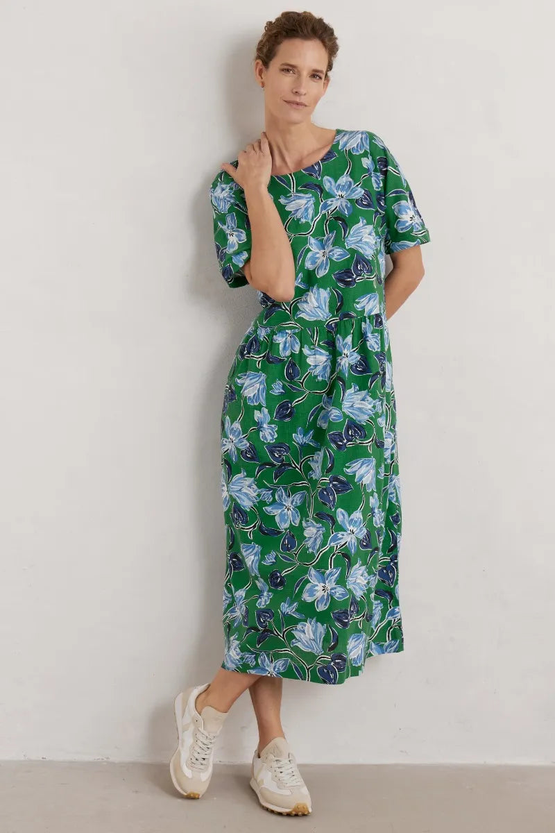 Seasalt Brouse Dress - Cyclamen Island