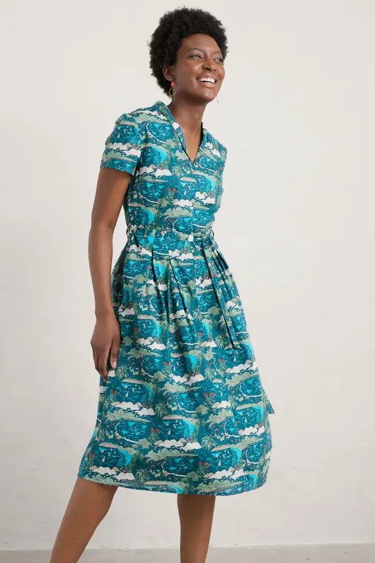 Seasalt Top Terrace Dress - Cornish Coves Atlantic