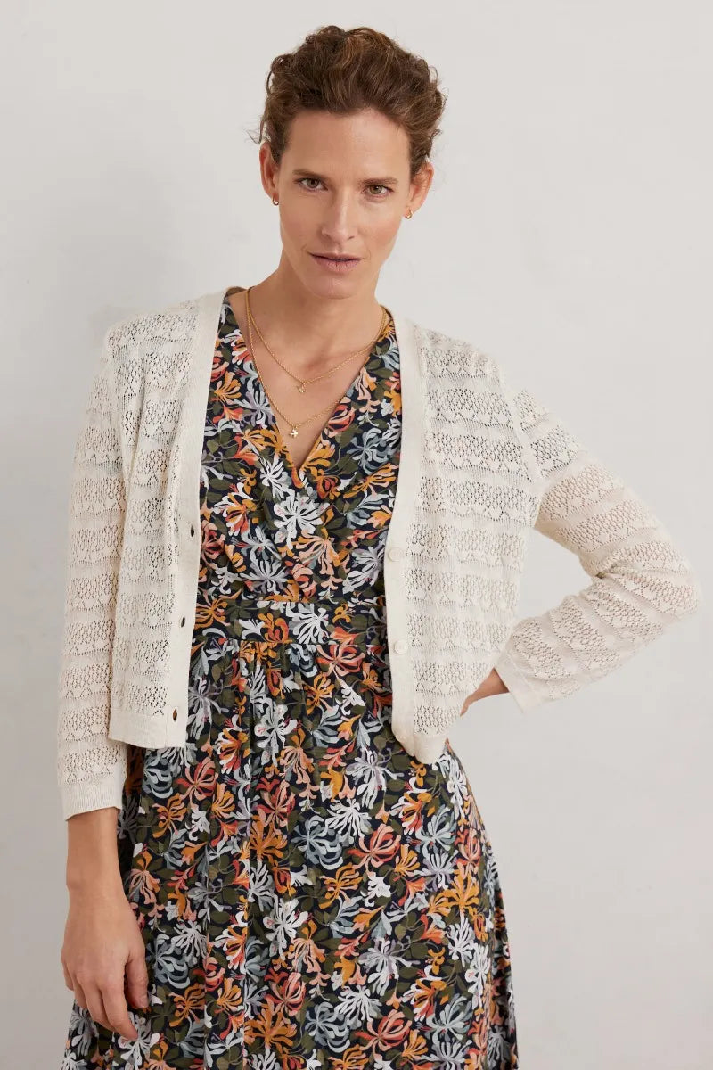 Seasalt Sweet Day Cardigan - Ecru