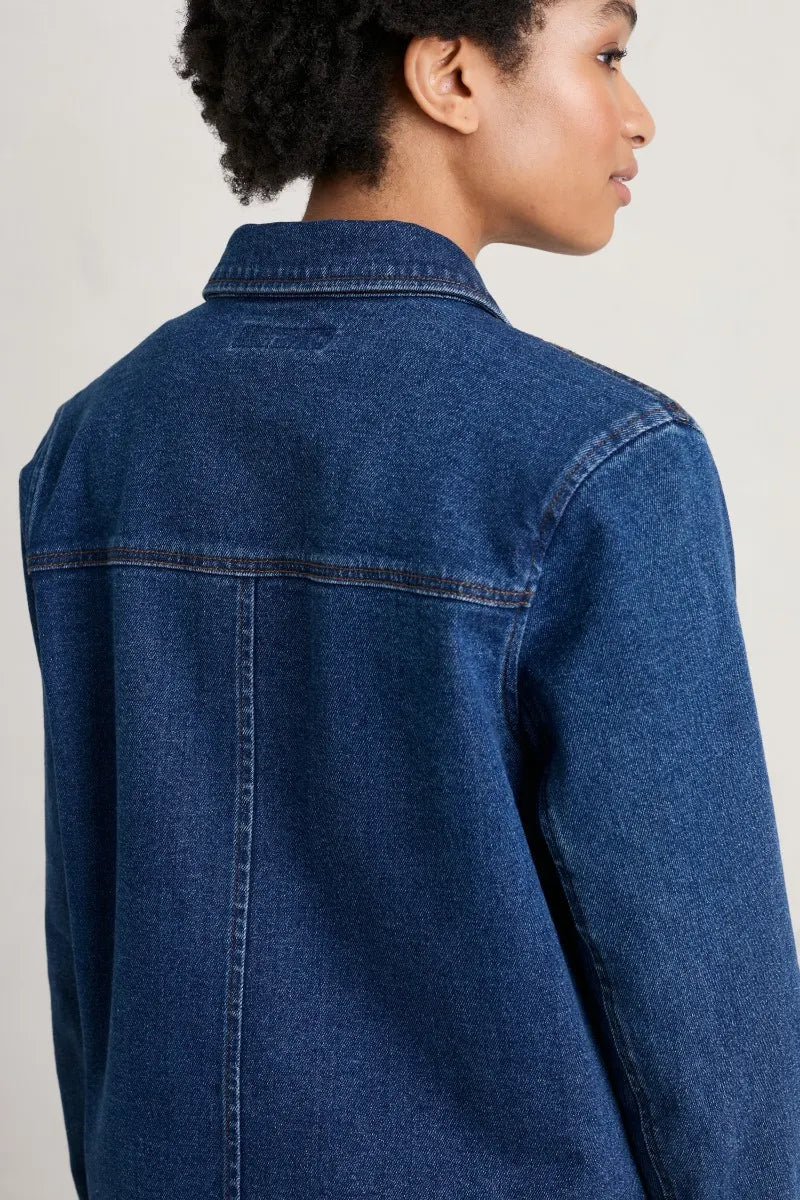 Seasalt Reading Rocks Jacket Mid Indigo Wash This is Denim Life