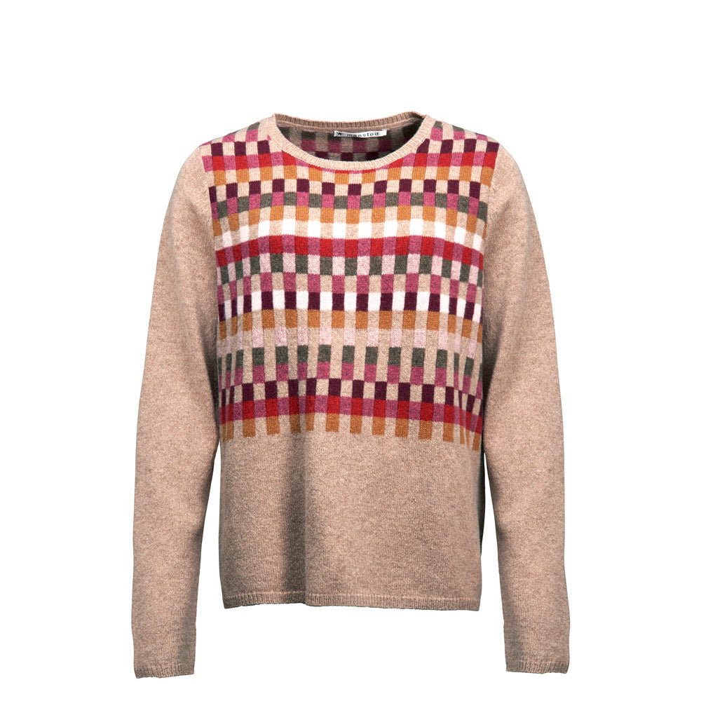 Mansted Salka Crew Sweater - Oat