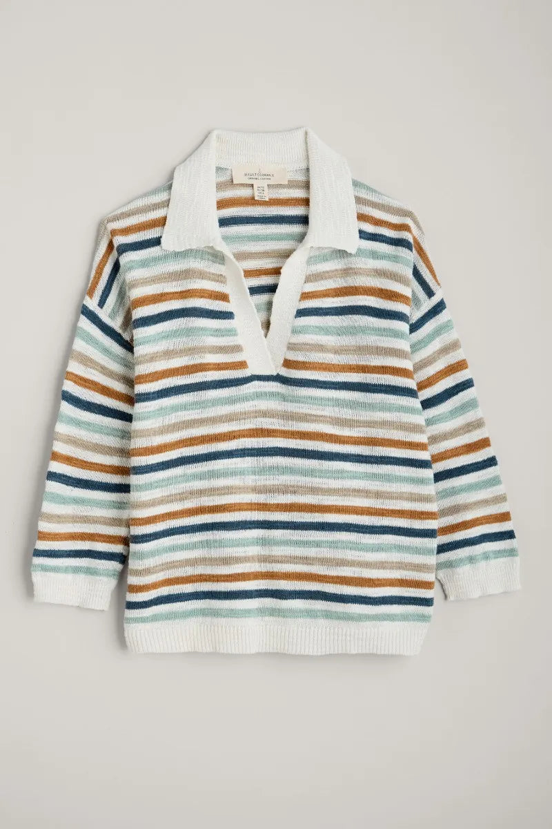 Seasalt Gwynver Jumper - Mini Cornish Pool Mix