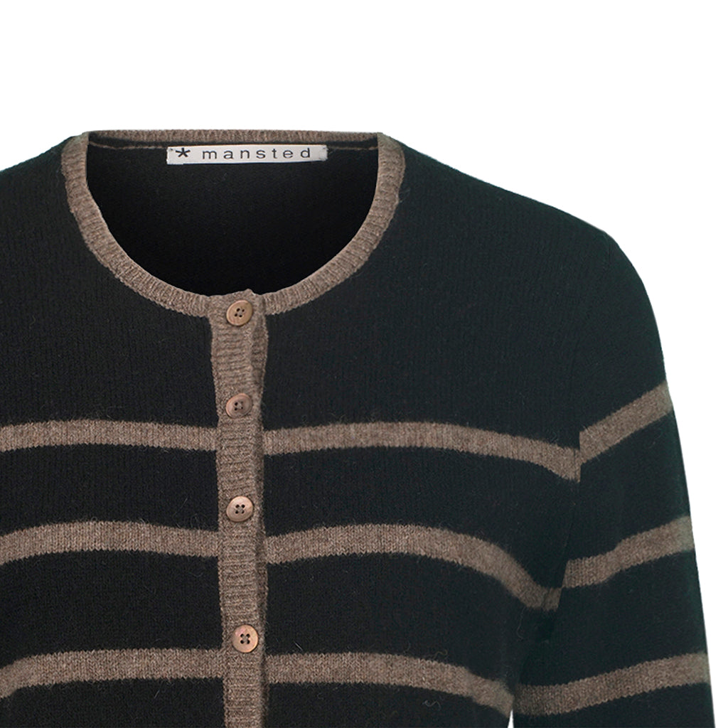 Mansted Zigge Cardigan - Black