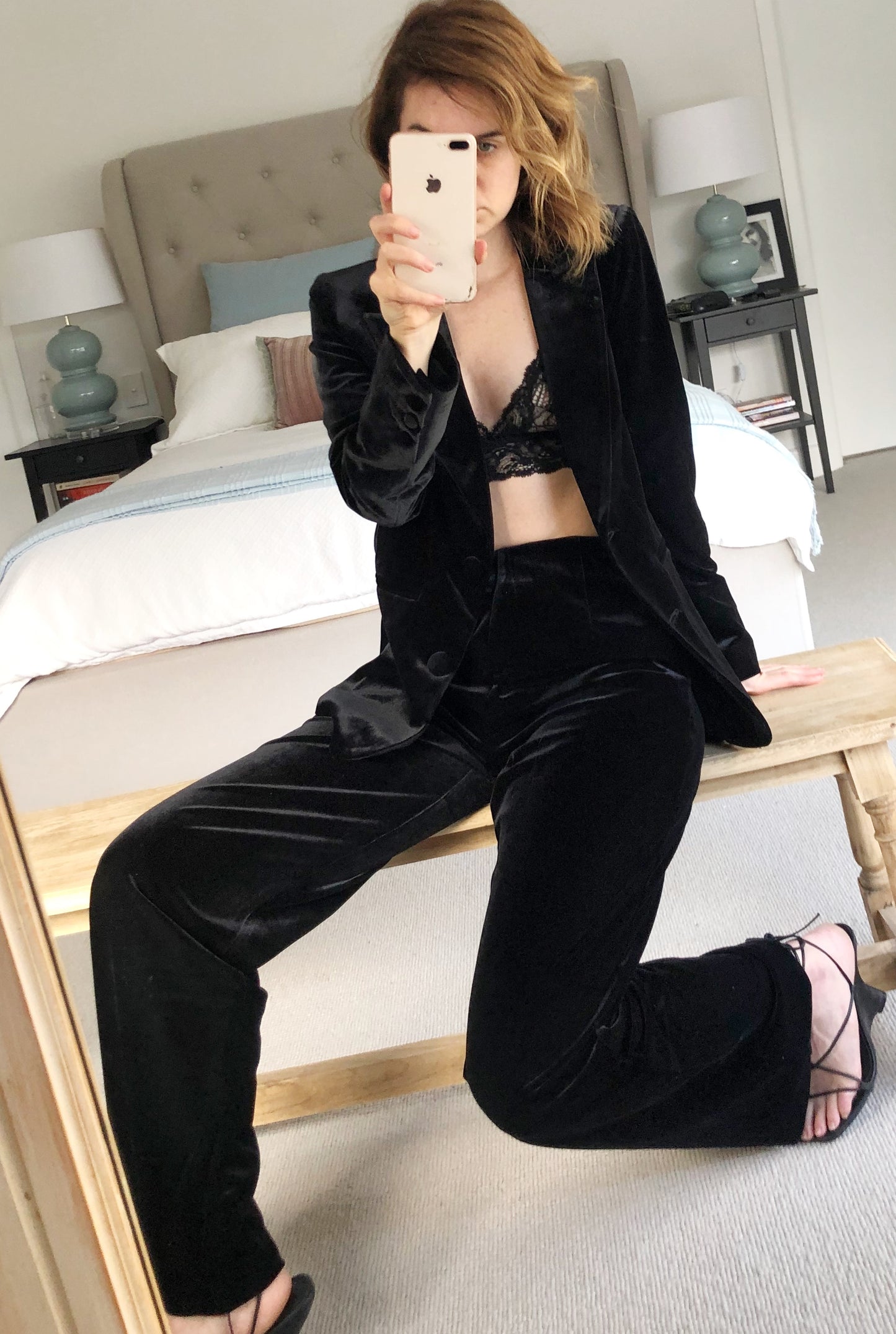 Kamare Surry Velvet Jacket Black