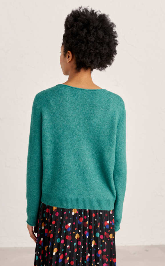 Seasalt Lily Bell Jumper Hepworth Green