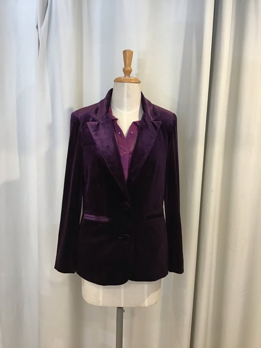 Kamare Surrey Velvet Jacket Purple