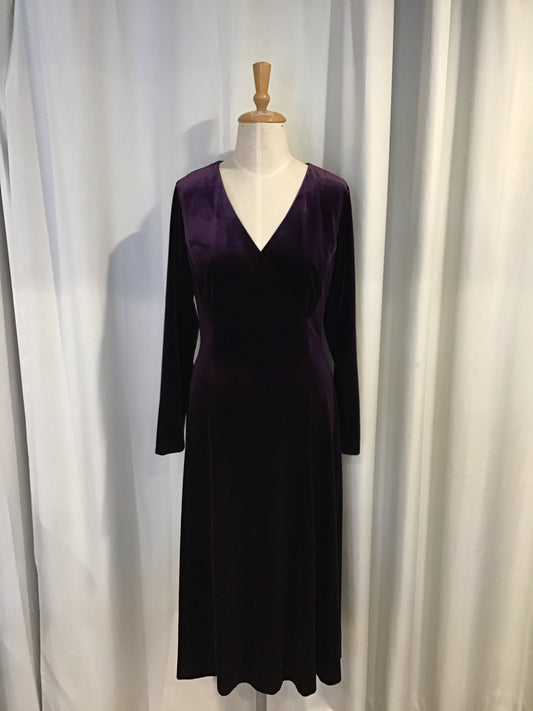 Kamare Tilly Velvet Dress Purple